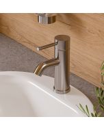 ALFI brand AB1433-BN Single Lever Round Bathroom Faucet Brushed Nickel