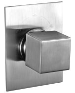 ALFI brand AB9209-BN Brushed Nickel Modern Square 3 Way Shower Diverter