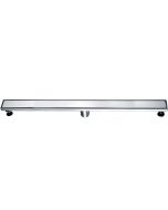 ALFI brand ABLD36B-BSS 36" Modern Stainless Linear Shower Drain w/ Solid Cover
