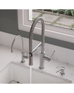 AB2015 Pull Down Kitchen Faucet Front View 