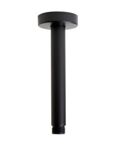 ALFI brand ABSA6R-BM Black Matte 6" Round Ceiling Shower Arm