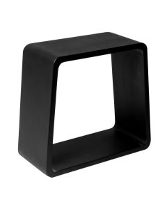 ALFI brand ABST55BM Black Matte Solid Surface Resin Bathroom / Shower Stool