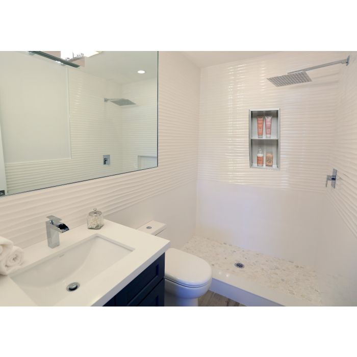 ALFI brand ABN1224 12 x 24 Vertical Double Shelf Bath Shower