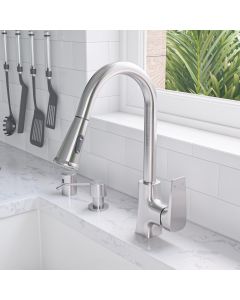 Ez-Flo 10073LF Deck Mount Kitchen Faucet Chrome 