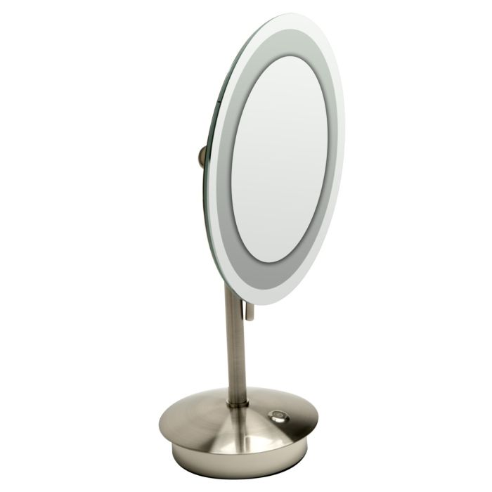 Alfi Brand Abm9fled Tabletop Round 9, Light Up Tabletop Mirror